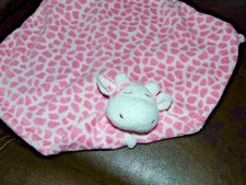 Angel Dear Soft Plush Pink Sleepy Giraffe Security Blanket Lovey