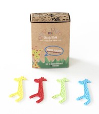 Kids Dental Floss Picks Without Fluoride, Natural Strawberry Flavor. 50 units