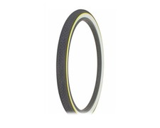 ORIGINAL VINTAGE LOWRIDER Bike Tire 26 X 2.125 BLACK/WHITE SIDE WALL YELLOW LINE