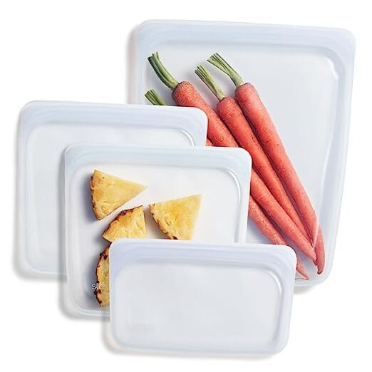 Platinum Silicone Reusable Silicone Sous Vide Bags Platinum