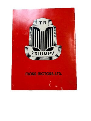 Triumph TR3 1953-1968 Parts List Catalog Illustrated Assembly