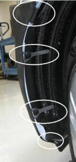 Sujetador con cubierta de máscara frontal Lebra para Mitsubishi Mirage 2017-2020 17 18 19 20 Foto 3 de 3