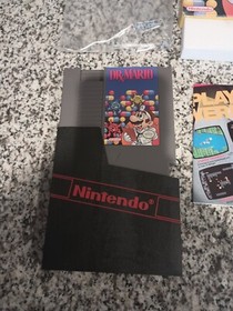 Dr Mario Nintendo NES CIB Manual Completo Instrucciones Caja Aut&eacute;ntico Funcionando