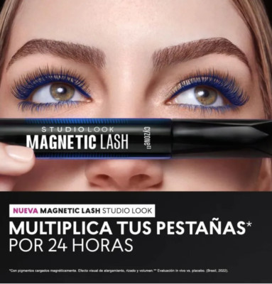 CYZONE MAGNETIC LASH WATERPROOF MASCARA # BLUE 8g   VOLUME & COLOR   NEW!