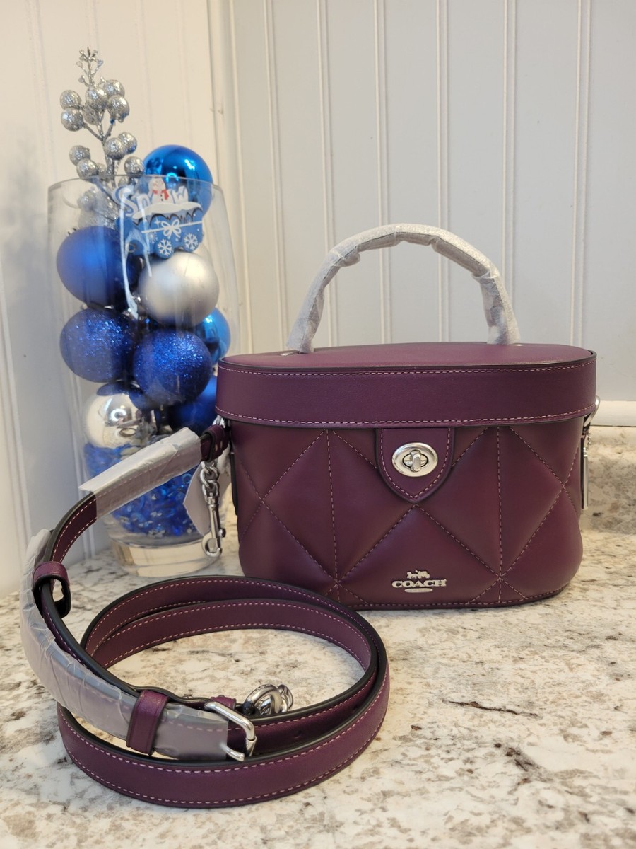 【COACH】Kay Crossbody パフィダイヤモンド キルティング CM733 COACH KAY CROSSBODY WITH PUFFY DIAMOND QUILTING LEATHER DEEP