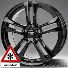 19 Zoll T6 Ganzjahres Alufelgen 8x19 5x112 ET45 in schwarz für Audi