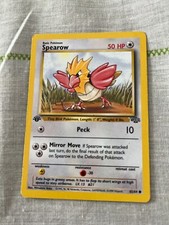Pokémon TCG Spearow Jungle 62/64 Regolare 1° Edizione LP Comune
