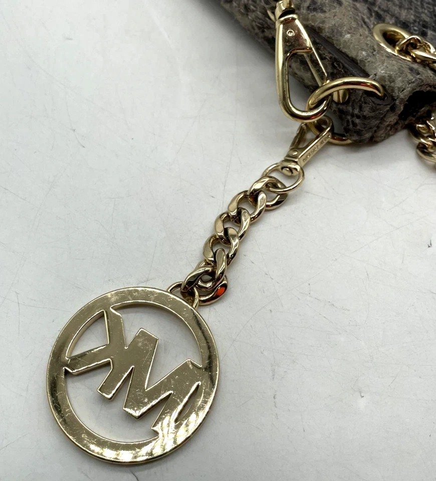 MICHAEL KORS Cadena Cuero Pitón JET SET Bolso Hobo Convertible Bolso de Hombro Foto 4 de 4