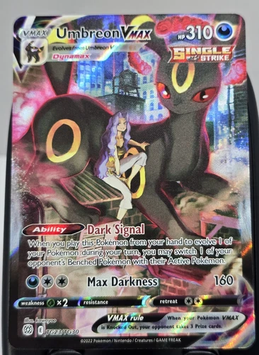 Umbreon VMAX TG23/TG30 SWSH09: Brilliant Stars Trainer Gallery NM Full Art