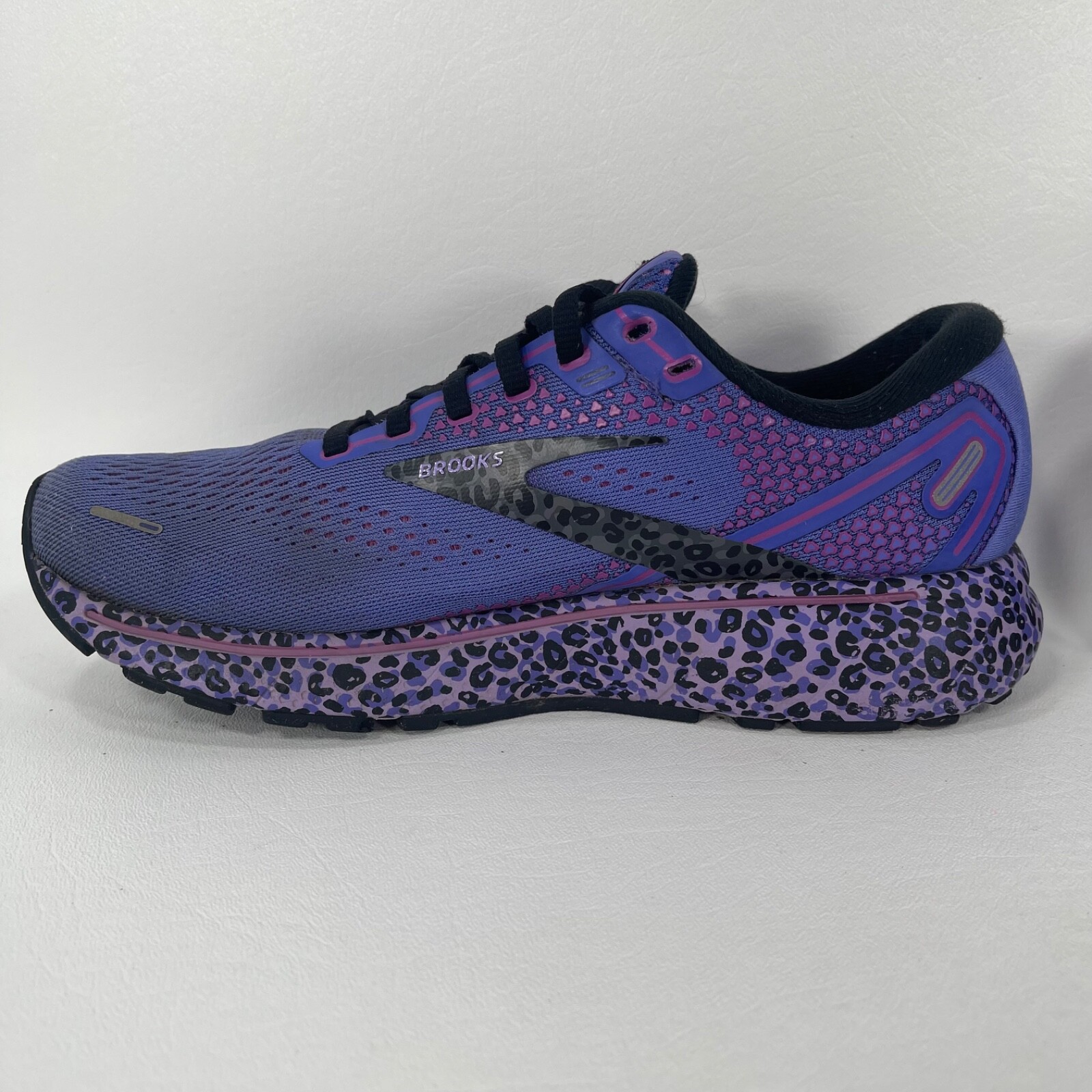 Brooks Ghost 14 Women's Size 9 B (Medium) Running Shoes Purple Black