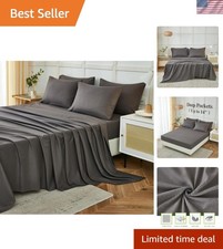 Queen Sheets Set 6 Piece,Hotel Luxury Super Soft 1800 Series Microfiber Queen...
