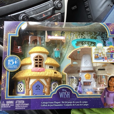 Disney s Wish Cottage Home Playset with Asha of Rosas Mini Doll new 15+ pcs