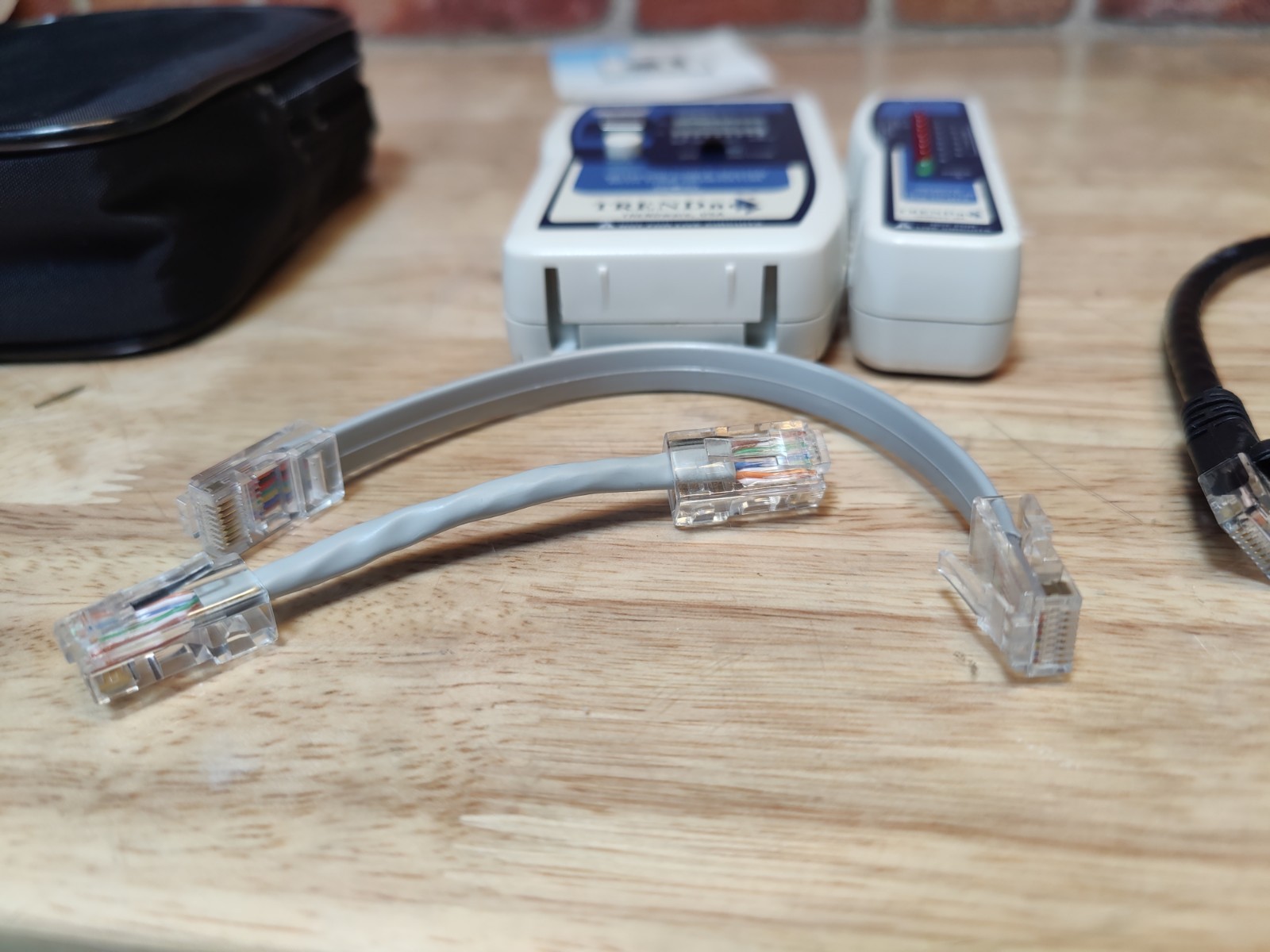 TRENDnet TC-NT2 Network Cable Tester w/ Soft Case NO BATTERIES 