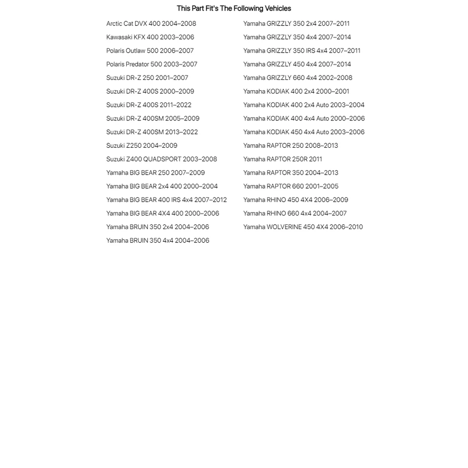 Jet principal 170 serie Mikuni N102/221 para POLARIS Predator 500 2003-2007 Foto 4 de 4