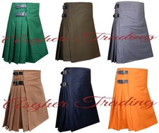 Premium Traditional Wool Kilts, 16 Oz Weight 8 Yard Kilt For Men's  Custom Size