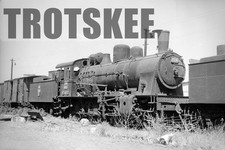 35mm Negative CFR Romania Railways Steam Loco 130 545 c1968