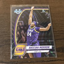 2024-25 Bowman Chrome University #6 Aneesah Morrow Black Wave Refractor 1st LSU 