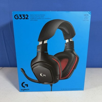 Logitech G332 Stereo Gaming Headset for PC, PS4, Xbox One, Nintendo Switch