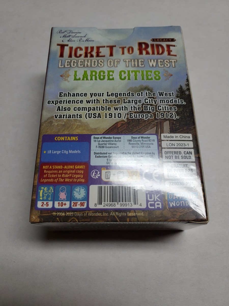 The best prices today for Ticket to Ride Legacy: Legends of the West The best prices today for Ticket to Ride Legacy: Legends of the West