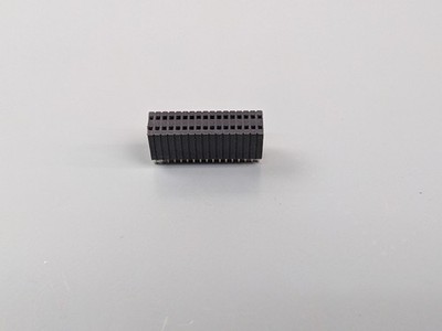 (4) SAMTEC 34 Pin Connector Sockets, 2 Row .050'' x .100'' Spacing, PCB Mount