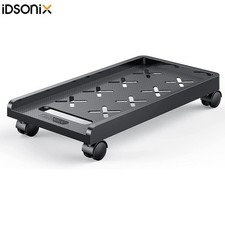 PC Case computer CPU Stand Holder Floor Stand Trolley With 4 Casters Black