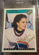 Signed Manon Rheaume First Lady Of Hockey Trading Card Pro Hockey Prospects