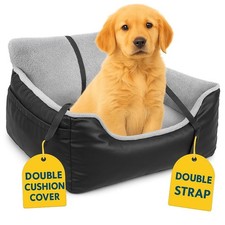 JOTADE Dog Car Seat  Washable Pet Travel Carrier for Car Safety and Comfor