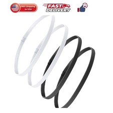 4 Pieces Elastic Sports Headbands Thick Non-Slip Hair Bands for Women and Men