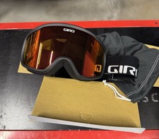 NEW Giro CRUZ Ski/ Snowboard Goggles Wordmark Frame, Amber Scarlet Lens