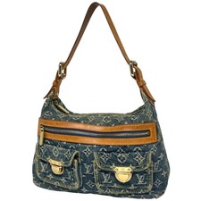 Louis Vuitton Buggy PM Borsa a mano Borsa a tracolla Monogram Denim Blu...