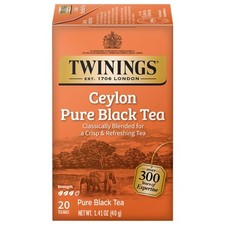 Twinings Ceylon Orange Pekoe Black Tea 20 Count Fresh and Flavorful Tea