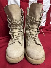 11 R Men’s Addison Tan Military Issue ICWR Boots Goretex Cold Weather A062