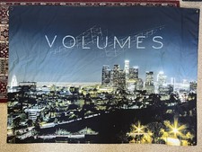 Volumes Band Wall Flag Banner Large Los Angeles Skyline Metalcore Deathcore