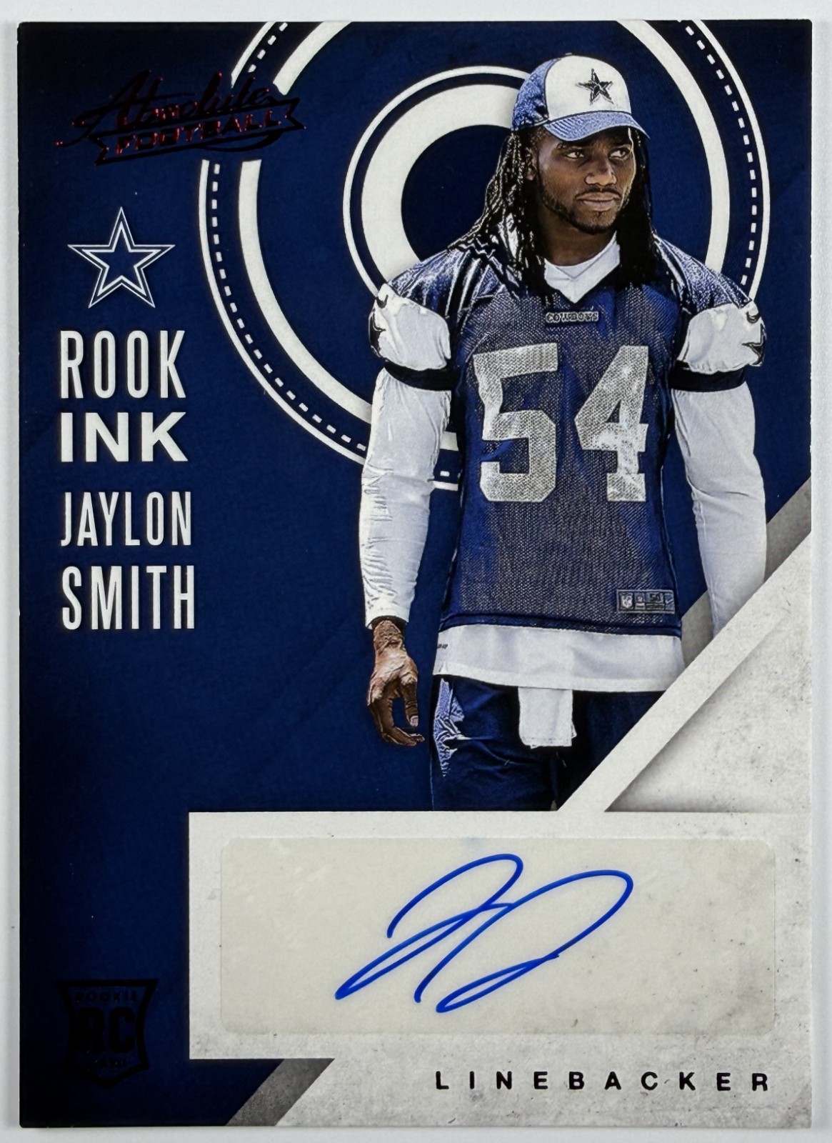 Jaylon Smith Panini Absolute Rook Ink #22 Red