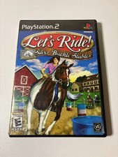 Let's Ride! Silver Buckle Stables PS2 2006 E Simulation Horse Racing Manual