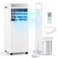 6 in 1 5000-9000BTU Portable Air Conditioner ,Air Cooler Dehumidifier Fans Timer
