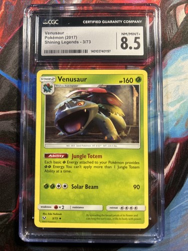 Venusaur graded CGC 8.5 for sale on eBay