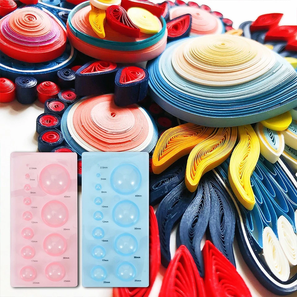  6 Pcs Handmade Craft Tool Paper Quilling Tools Set Rolling Mold Stereoscopic - image 2 of 4