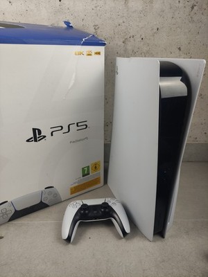 Sony PS5 Disk Blu-Ray Edition Top Zustand mit Controller - Weiß