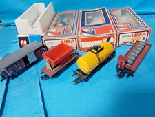 LIMA carri merci  Cisterna  aperti chiusi X plastici Ferroviari 302810-12 HO