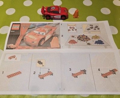 LEGO CARS - Radiator Springs Lightning Mcqueen - 8200 - komplett vollständig 
