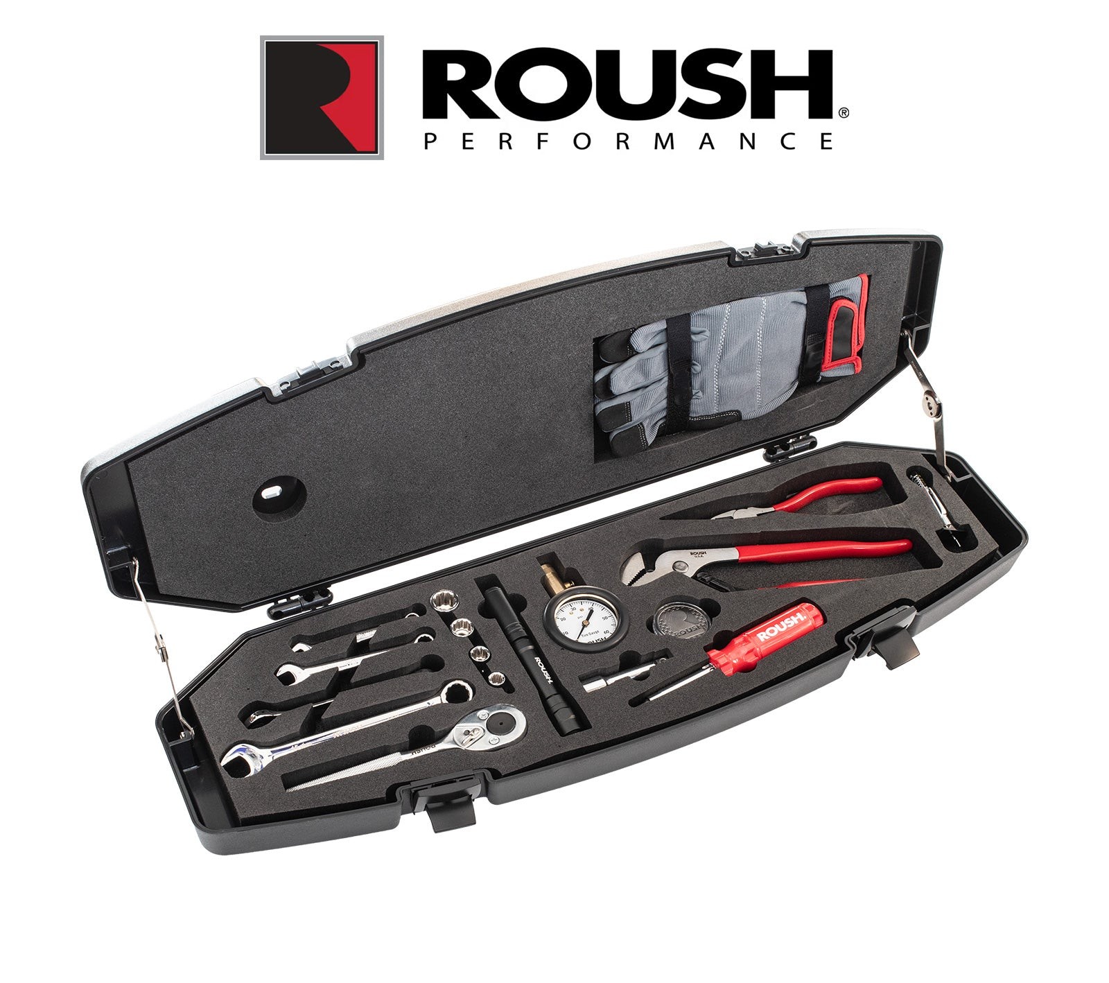 2005-2023 Ford Mustang Roush 422314 Trunk Mounted Tool Box Maintenance Kit