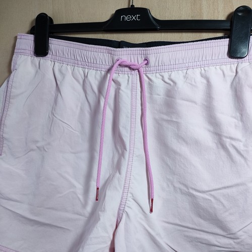 Tommy Hilfiger Swim Shorts Mens Pink Fade Designer Swimwear Size Large Slim Fit - Picture 5 of 13