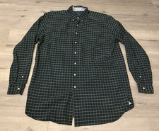 Polo Ralph Lauren Button Up Shirt Mens XL T Blue Long Sleeve Classic Fit Plaid