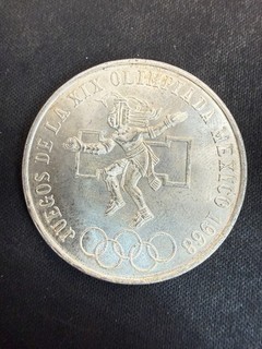 1968 25 Pesos Mexico Silver .720 Lot 4207
