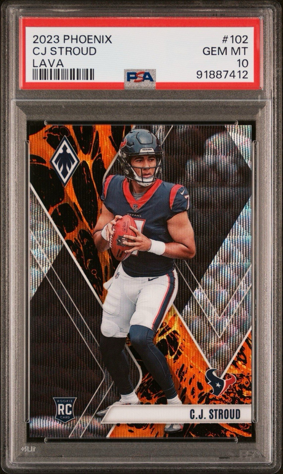 2023 Phoenix CJ Stroud Rookie Card RC Lava /175 PSA 10 #102 Houston Texans 🔥