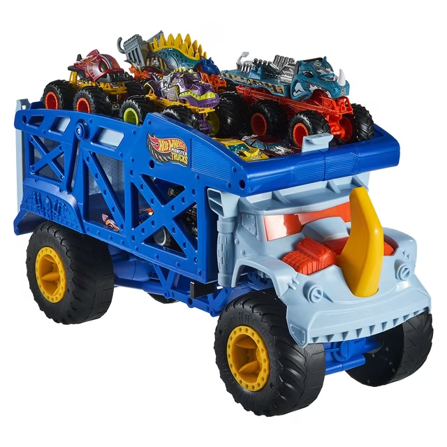 ホットウィール モンスター ムーバー モンスタージャムモンスタートラック Hot Wheels Monster Trucks Monster Mover Hauler & Trucks Bundle | eBay