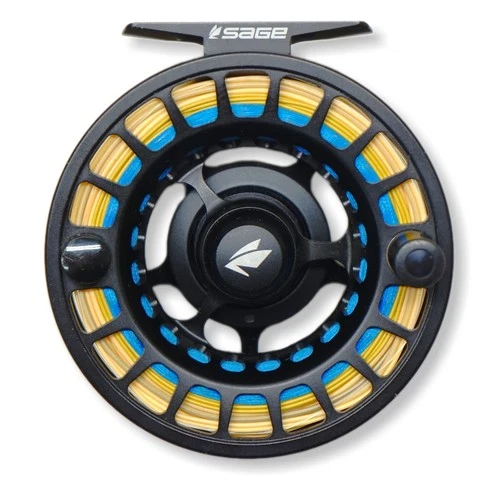 Sage Spectrum LT 7/8 Fly Reel - Stealth Matte Black - Line Included!