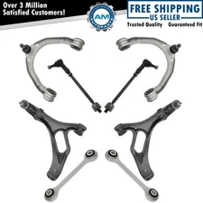8 Piece Steering & Suspension Kit Control Arms Tie Rods Sway Bar End Links New