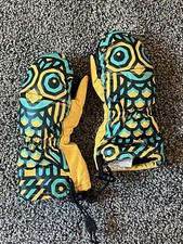 Dakine Mittens Kids/ Toddler Size Medium 2-3 - Cute Owl Design - Warm